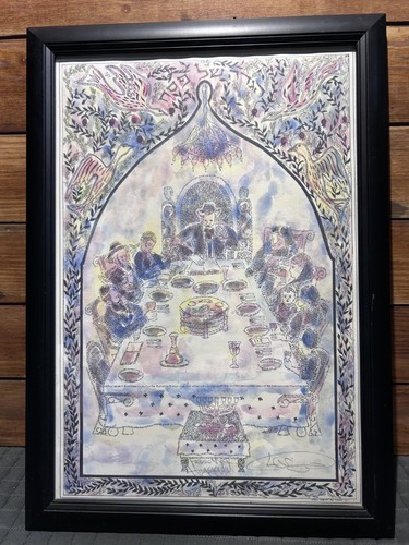 Shabbat seder calligraphy - shabbat,
