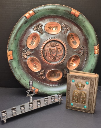 Vtg menorah passover seder - menorah,,