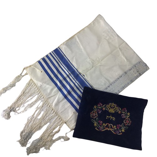 Vintage judaica prayer shroud - vintage,