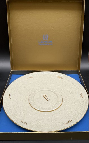 Lenox seder plate - lenox, 24k